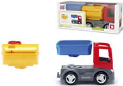 Produktbild von Multigo LKW-Set 2in1 Tankwagen Pritsche Container Fahrzeug Lastwagen +2J