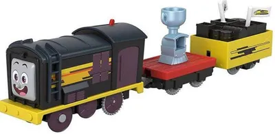 Produktbild von Fisher Price - Motorisierter Win Diesel Rennzug mit Autos HDY74