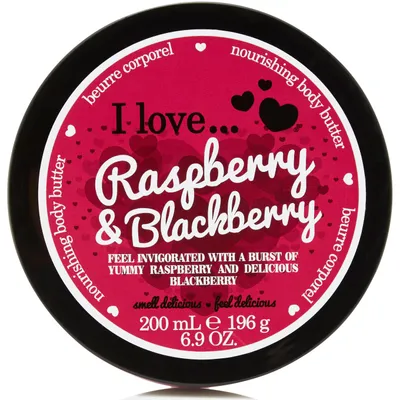 Obrázek produktu pro I Love, Raspberry & Blackberry, Hydra-Nourishing, Body Butter, 200 ml