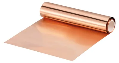 Kupferfolie 3500x100x0,02 mm, 99,9% rein, für DIY & Elektrik