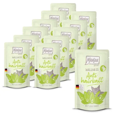 Immagine prodotto di MjAMjAM Cat - Anti-Hairball 12x125g | Pollo
