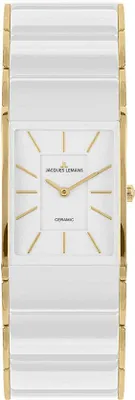 Produktbild von Jacques Lemans Armbanduhr Dublin White - Gold