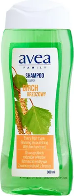 Zdjęcie produktu dla Szampon Do Włosów Avea 300ml Brzozowy Włosy Przetłuszczające