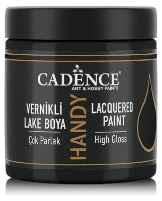 Image de Cadence peinture acrylique haute brillance 250 ml noir - peinture pour bricolage enfants