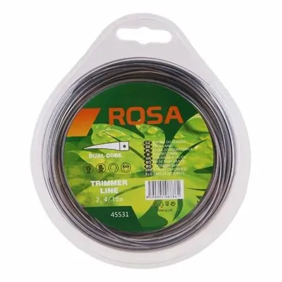 Obrázek produktu pro Struna žací čtverec 2.4mm x 15m nylonový střed