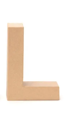 Produktbild von Glorex Papp-Buchstabe L 17,5 x 5,5 cm