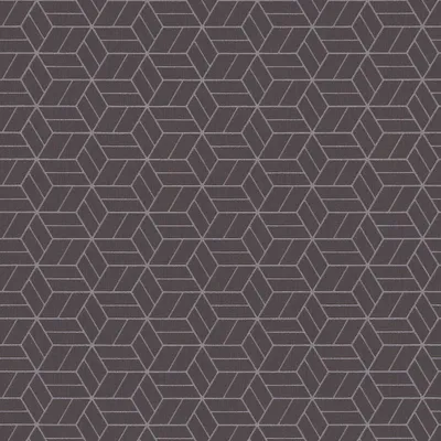 Produktbild von Profhome 369201-GU Grafik Tapete Geometrisch glänzend schwarz silber 5,33 m2