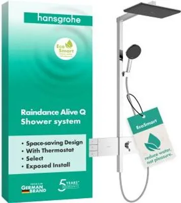 Produktbild von HANSGROHE 24591000 Showerpipe Raindance Alive Q