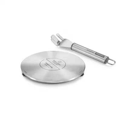 Zdjęcie produktu dla Tescoma 420945, Płyta, Dowolna marka, Stal nierdzewna, Aluminium, Stal nierdzewna, Indukcja, 17 cm