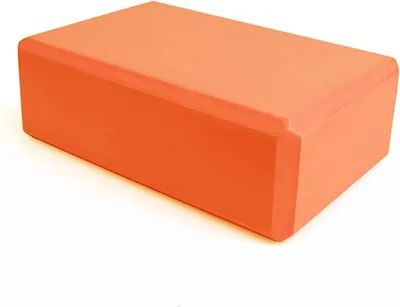 Image de Yoga Block Blocs de yoga en mousse Blocs Pilates Set de 2 pièces ORANGE