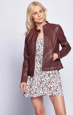 Produktbild von Maze Lederjacke Marcie Damen mahagony S