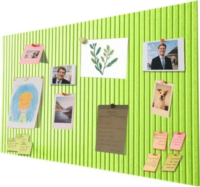 Produktbild von Famanu Selbstklebendes Dekoratives Pinnwand aus Filz - Faltbares Notizboard für Zuhause, Büro und Kinderzimmer