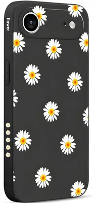 Produktbild von Pnakqil Schutzhülle Flowers für iPhone 17 Pro Max - Schwarz KP39893