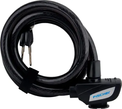 Obrázek produktu pro FISCHER 85911 FISCHER lankový zámek na kolo, délka: 1 800 mm, černý