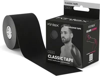 Produktbild von Kintex Kinesiologie Tape Classic 5 cm x 5 m Schwarz