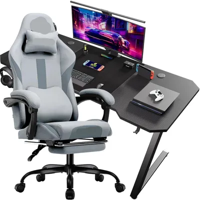 Zdjęcie produktu dla Biurko do gier - Biurko gamingowe - Ergonomiczne biurko do komputera - Biurko do gier - Ergonomiczna konstrukcja