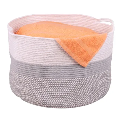 Produktbild von relaxdays Aufbewahrungskorb aus Baumwolle