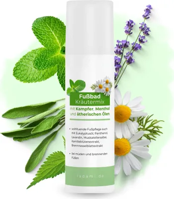 Produktbild von Fußbad Badezusatz für Fußbäder Kräutermix 150ml