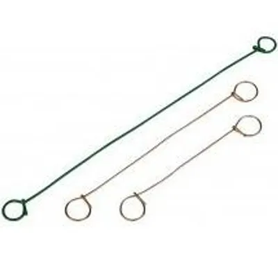 Image de Lien 2 Boucl Plas Vert 200mm/1 4paquet 100p