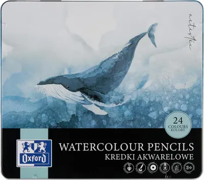 Image de Crayons d'aquarelle Boîte métal 24 couleurs