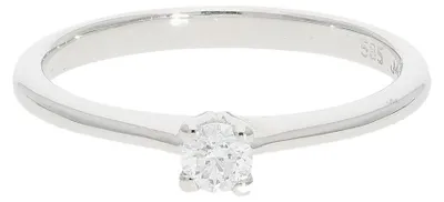 Produktbild von JuwelmaLux Ring 585 (14 Karat) Weißgold mit Brillant JL10-07-1409 52