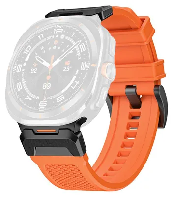 Obrázek produktu pro Techsuit Watchband (W068) – řemínek pro Samsung Galaxy Watch Ultra 47 mm – oranžový / černý