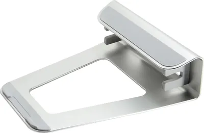 Produktbild von QUVIO Laptopständer mit Ablagefunktion - Laptopständer - Laptophalterung - Notebookständer Computerständer - Grau