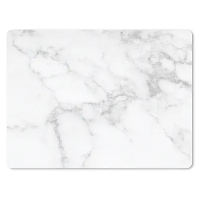 Produktbild von MuchoWow® Mauspad Mousepad Marmor - Weiß - Grau - Luxus - Marmoroptik - Stein 23x19 cm - Mousepads - Maus Mat - Pad - Mausunterlage - Schreibtischunterlage - Mauspad