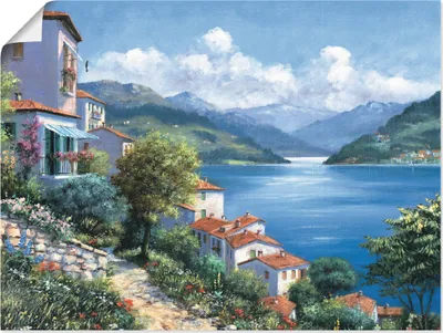 Produktbild von ARTland Poster Urlaubsaussicht Größe: 40x30 cm