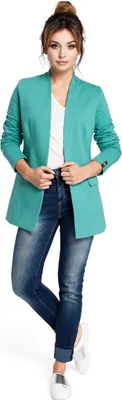 Produktbild von BeWear Lange Jacke für Frauen Anton B030 hellblau XXL