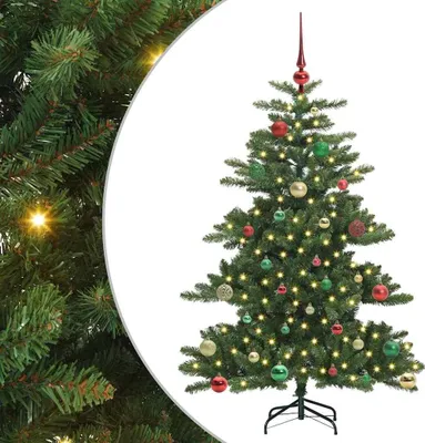 Immagine prodotto di Albero di Natale Artificiale con Rami Pieghevoli Verde 150 cm