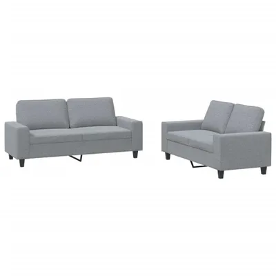 Produktbild von VidaXL 3201882, Grau, Schaum, Metall, Polyester, Textil, 174 cm, 77 cm, 80 cm