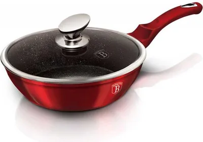 Zdjęcie produktu dla Berlinger Haus patelnia granitowa 24cm Metallic Line BH1259N
