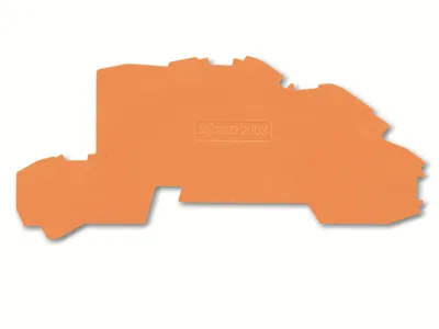 Produktbild von WAGO 2003-7692 - Anschlussblocktrenner - Orange - 0,8 mm - 96 mm - 42,3 mm - 2,45 g