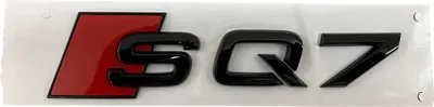 Obrázok produktu pre Originálny emblém Audi SQ7 Q7 Black Edition Emblém s logom v čiernej farbe
