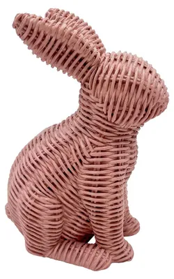 Produktbild von Clayre & Eef Dekorationsfigur Kaninchen Rosa Kunststoff