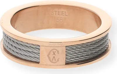 Produktbild von Charriol Ring Forever Edelstahl Bicolor rosé vergoldet 02-102-1139-8 58