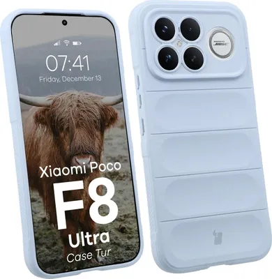 Produktbild von Robuste Handyhülle für Xiaomi POCO F8 Ultra, Bizon Case Tur, Hellblau