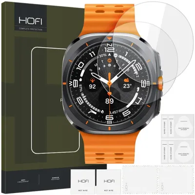 Zdjęcie produktu dla Szkło hartowane Hofi Glass Pro+ 2 Pack Samsung Galaxy Ultra Watch (47 Mm) Czarny