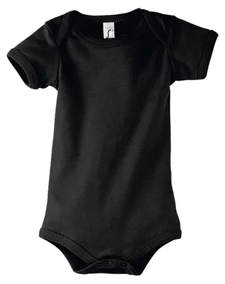 Productafbeelding van SOLS - "Bambino" rompertje voor baby, model LT2583 (80) (zwart)