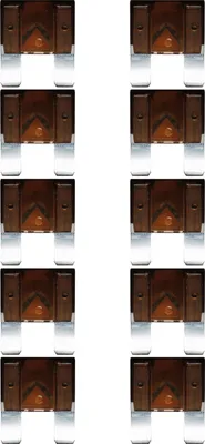 Produktbild von baytronic 10x Kfz-Flachstecksicherung Maxi braun 70A