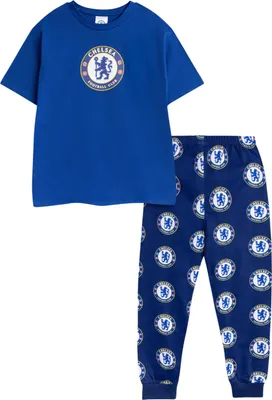 Obrázek produktu pro Chelsea FC - Chlapecké pyžamo s dlouhými kalhotami a krátkým rukávem NS9107 (116) (Modrá)