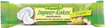 Immagine prodotto di Fette di frutta zenzero-cocco 40g