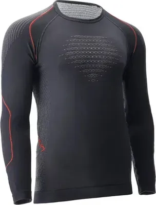 Obrázok produktu pre UYN Evolutyon Comfort pánske funkčné tričko s dlhým rukávom charcoal/white/red S/M