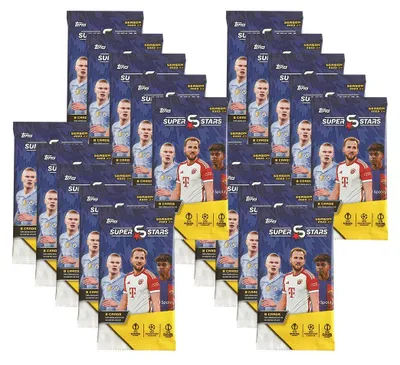 Image de Topps UCL Superstars 2023/24 - 20 boosters
