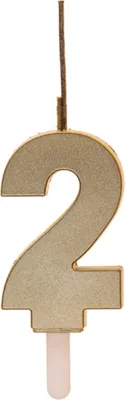 Produktbild von Wunder- und Geburtstagskerze Hochzeit Jubiläum - Ziffernummer 2