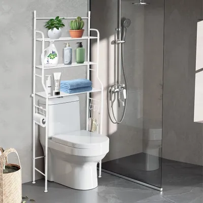 Immagine prodotto di Scaffale da bagno autoportante con 3 ripiani