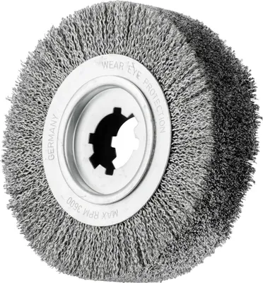 Produktbild von PFERD 43506717, Schleifbürste, Universal, 3600 RPM, Rund, 25 cm, 60 mm