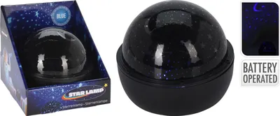 Produktbild von Sternenprojektor Nachtlicht multicolor 16cm Kinderzimmer Lampe