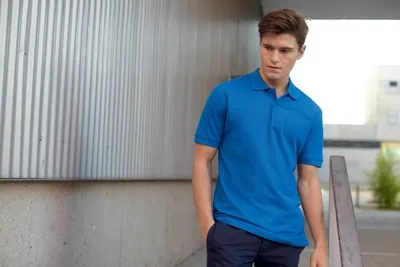 Produktbild von Herren-Poloshirt, Kurzarm - FOL PREMIUM POLO - stone - Größe S